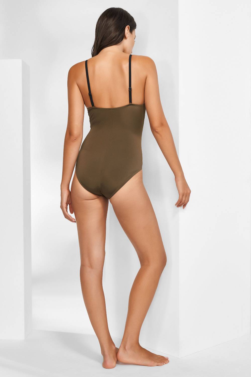 Maryan Mehlhorn LOW-PLUNGE SWIMSUIT