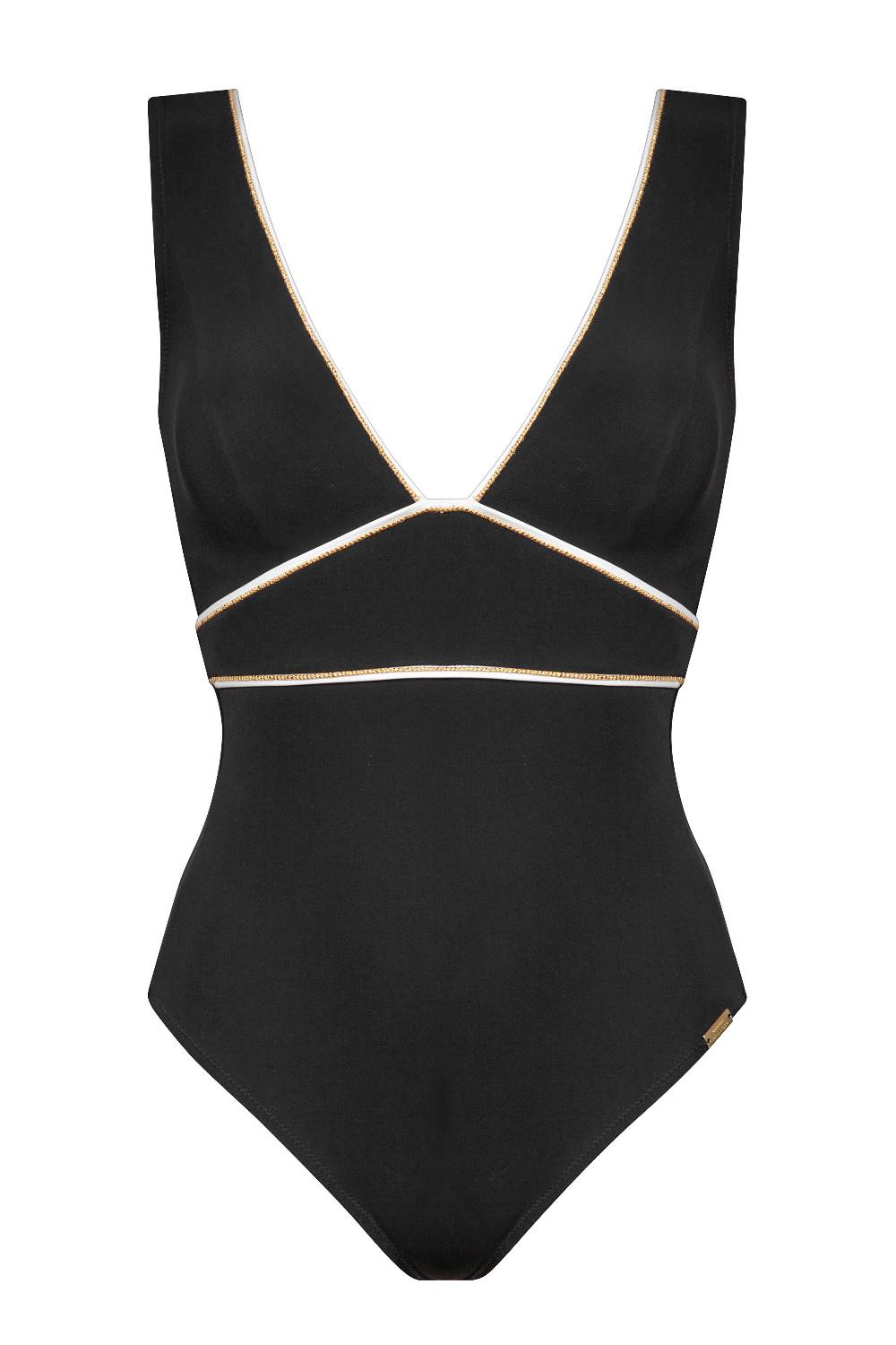 Maryan Mehlhorn LOW-PLUNGE SWIMSUIT
