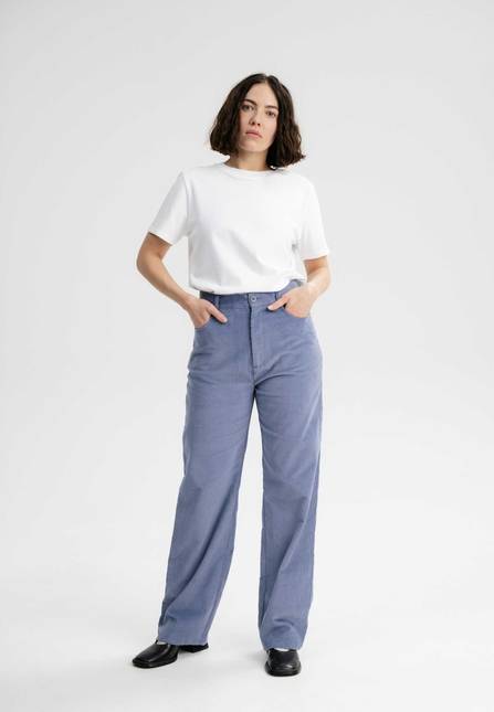 Melawear Cord Hose Mit Hohem Bund Und Weitem Bein OORJA