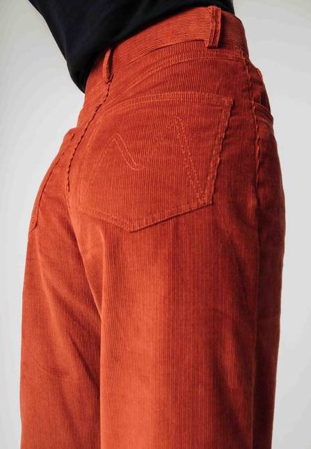 Melawear Cord Hose Mit Hohem Bund Und Weitem Bein OORJA