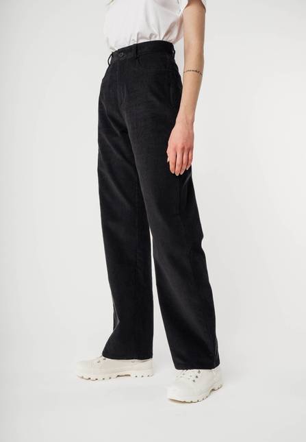 Melawear Cord Hose Mit Hohem Bund Und Weitem Bein OORJA