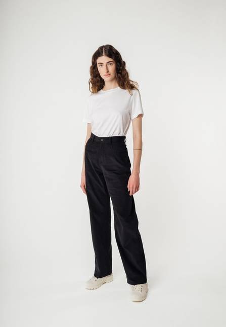 Melawear Cord Hose Mit Hohem Bund Und Weitem Bein OORJA