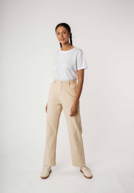 Melawear Cord Hose Mit Hohem Bund Und Weitem Bein OORJA