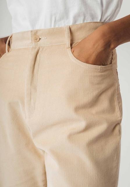 Melawear Cord Hose Mit Hohem Bund Und Weitem Bein OORJA