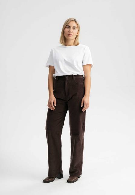 Melawear Cord Hose Mit Hohem Bund Und Weitem Bein OORJA