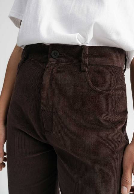 Melawear Cord Hose Mit Hohem Bund Und Weitem Bein OORJA