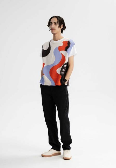 Melawear Jacquard Strick Pullunder Artist Edition Maggie