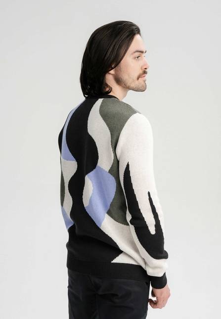 Melawear Jacquard Strickpullover Artist Edition Maggie