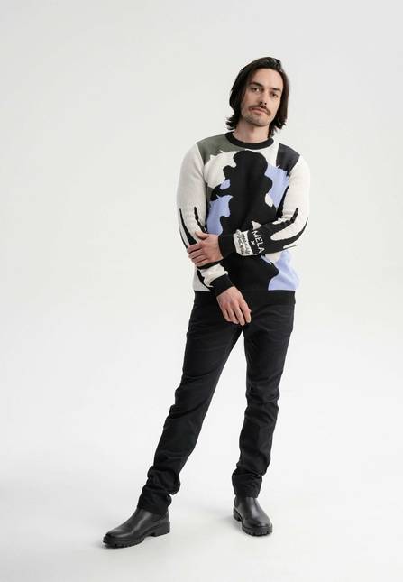 Melawear Jacquard Strickpullover Artist Edition Maggie