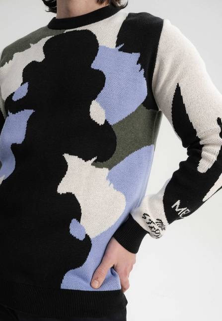 Melawear Jacquard Strickpullover Artist Edition Maggie