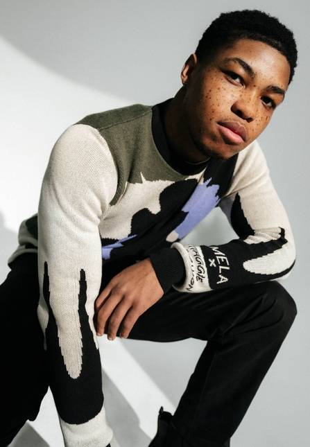 Melawear Jacquard Strickpullover Artist Edition Maggie