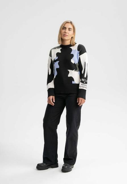 Melawear Jacquard Strickpullover Artist Edition Maggie