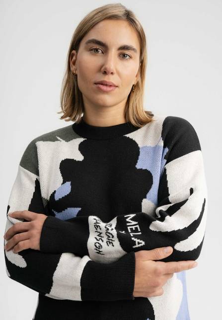 Melawear Jacquard Strickpullover Artist Edition Maggie