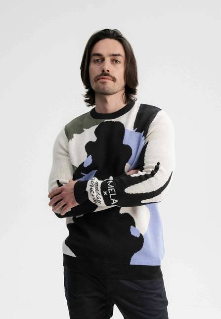 Melawear Jacquard Strickpullover Artist Edition Maggie