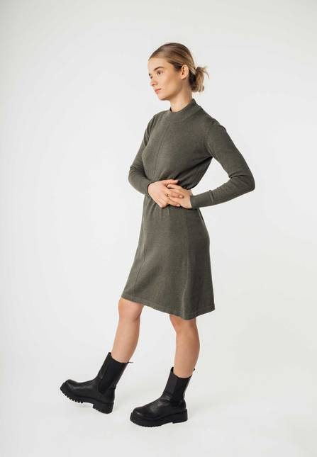 Melawear Basic Feinstrick Kleid HARLEEN
