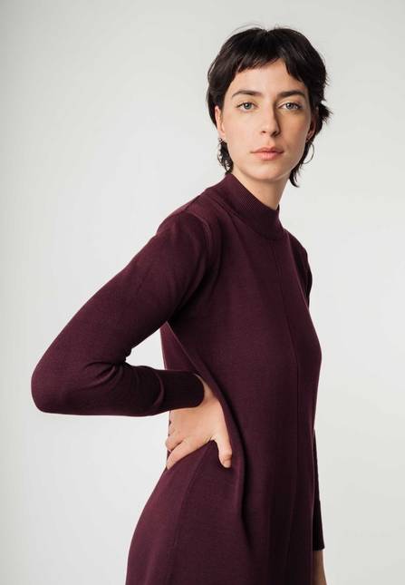 Melawear Basic Feinstrick Kleid HARLEEN