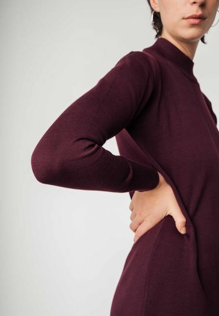 Melawear Basic Feinstrick Kleid HARLEEN