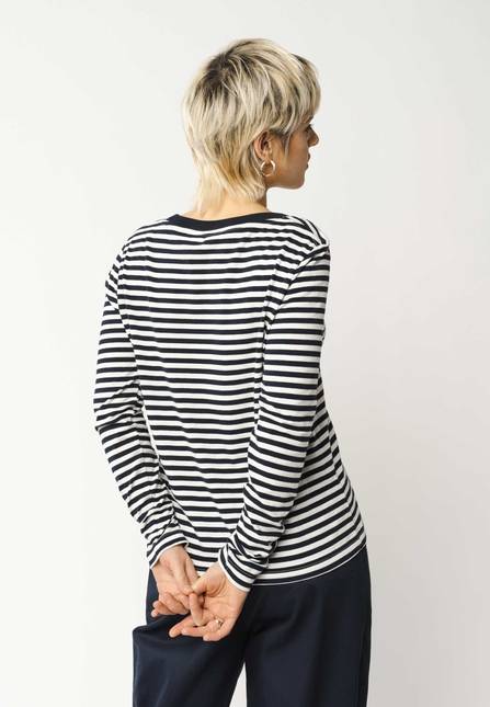 Melawear Basic Langarmshirt REENA Stripes