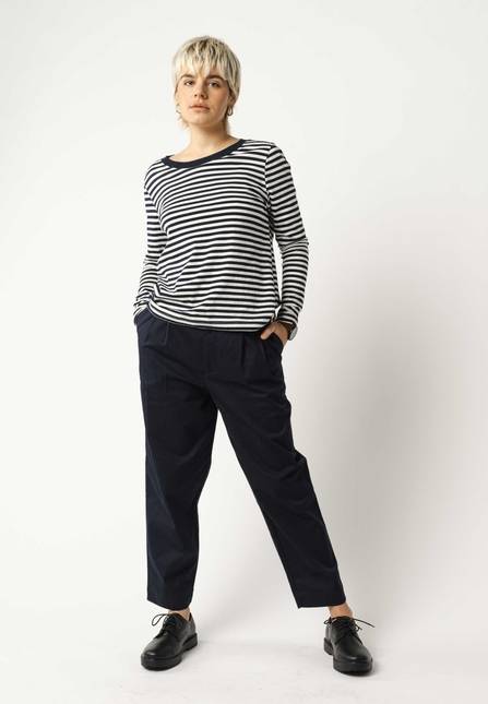 Melawear Basic Langarmshirt REENA Stripes