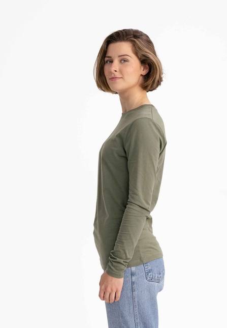 Melawear Damen Basic Langarmshirt DHIVYA