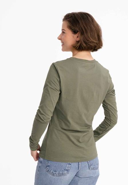 Melawear Damen Basic Langarmshirt DHIVYA