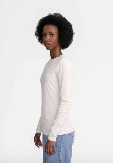 Melawear Damen Basic Langarmshirt DHIVYA