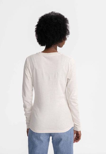 Melawear Damen Basic Langarmshirt DHIVYA