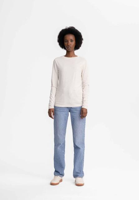 Melawear Damen Basic Langarmshirt DHIVYA