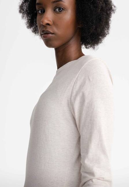 Melawear Damen Basic Langarmshirt DHIVYA