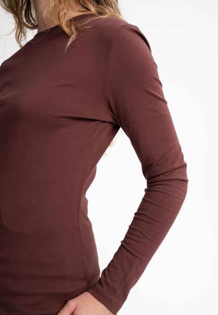 Melawear Damen Basic Langarmshirt DHIVYA