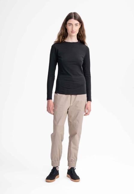 Melawear Damen Basic Langarmshirt DHIVYA