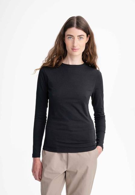 Melawear Damen Basic Langarmshirt DHIVYA