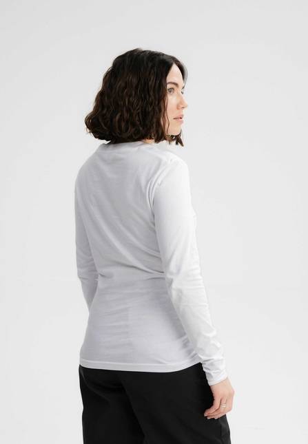 Melawear Damen Basic Langarmshirt DHIVYA