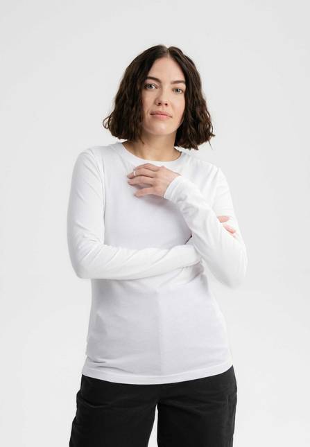 Melawear Damen Basic Langarmshirt DHIVYA