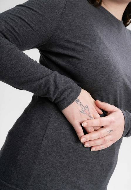 Melawear Damen Basic Langarmshirt DHIVYA