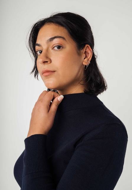 Melawear Damen Feinstrick-Pullover SADA