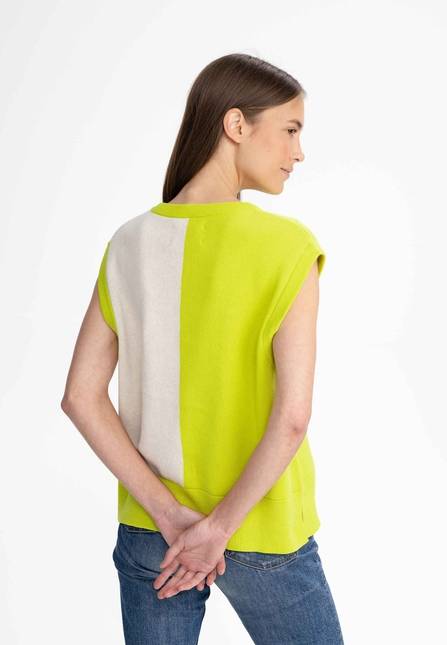 Melawear Damen Jacquard Strick Pullunder JAMUNA