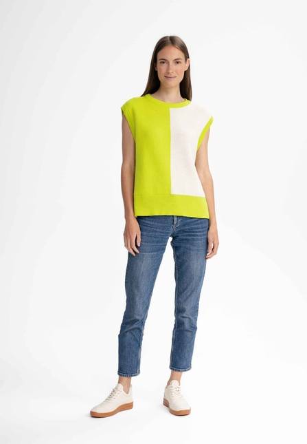 Melawear Damen Jacquard Strick Pullunder JAMUNA