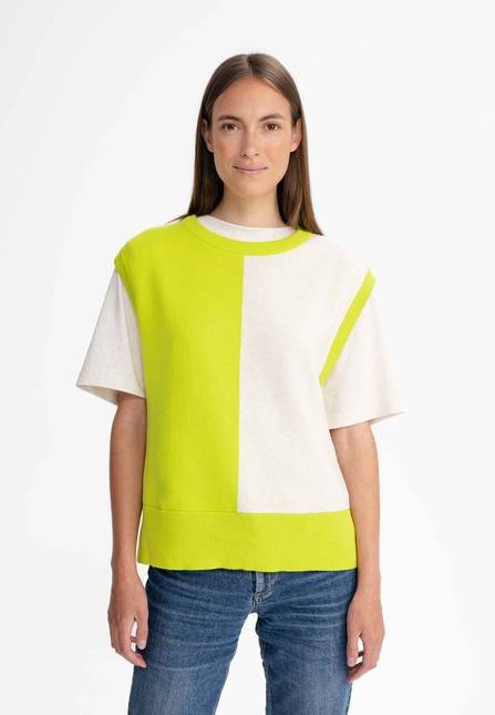 Melawear Damen Jacquard Strick Pullunder JAMUNA