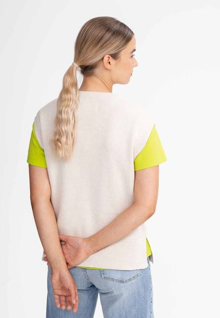 Melawear Damen Jacquard Strick Pullunder JAMUNA