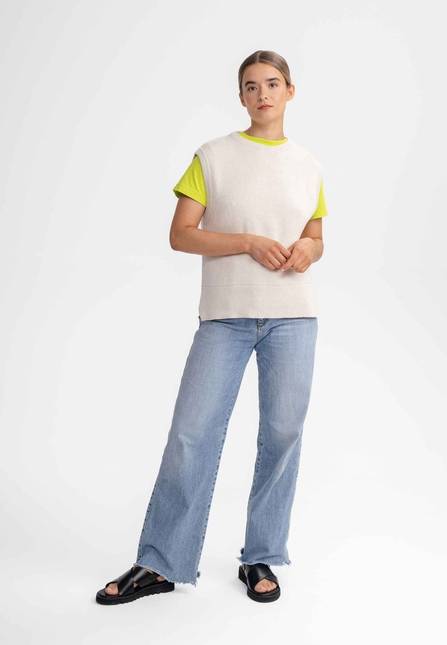 Melawear Damen Jacquard Strick Pullunder JAMUNA