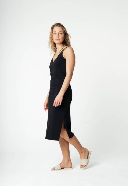 Melawear Damen Midi Trägerkleid SADHANA