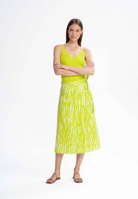 Melawear Damen Midi Wickelrock RUCHIKA