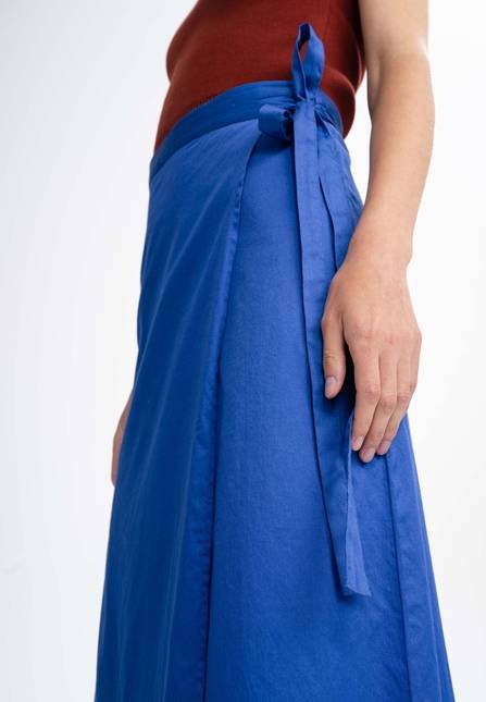 Melawear Damen Midi Wickelrock RUCHIKA