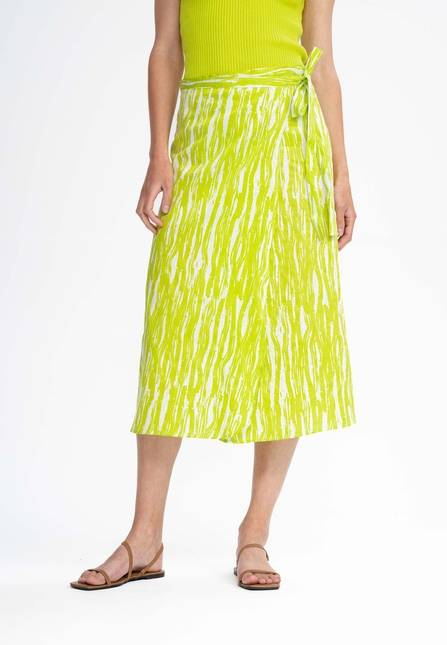 Melawear Damen Midi Wickelrock RUCHIKA