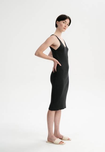 Melawear Damen Strick Kleid DIJA