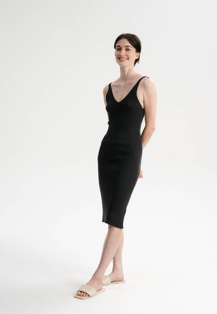 Melawear Damen Strick Kleid DIJA
