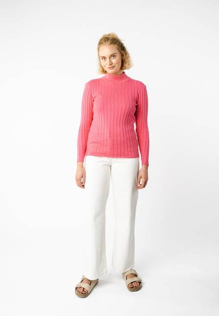 Melawear Damen Strickpullover Mit Mockneck AMBA