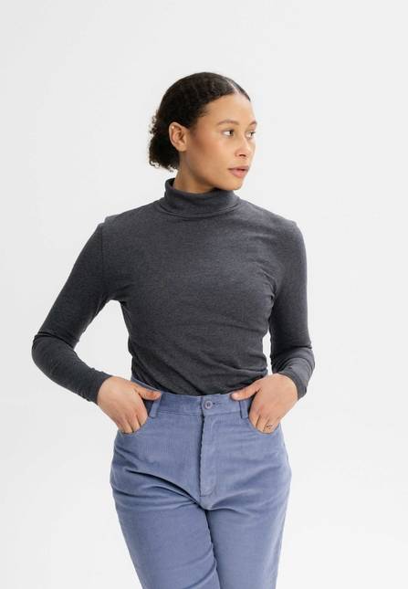 Melawear Damen Turtleneck Shirt ANCHAL