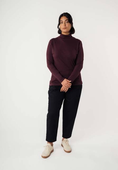 Melawear Damen Turtleneck Shirt ANCHAL